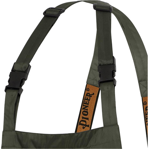 D8120P Nailhead Ripstop Tree Planter Bib Pants, X-Small, Polyester/PVC, Green Canadian Safety Group Inc.