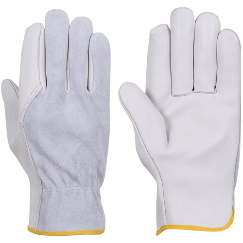 535G Gants de chauffeur beige, Petit, Paume en Cuir fleur de vache Canadian Safety Group Inc.