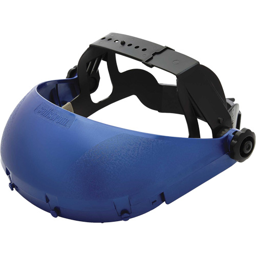 390 Premium Series Single Crown Faceshield Headgear, Ratchet Suspension Canadian Safety Group Inc.