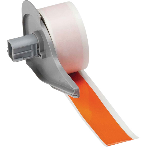 All-Weather Permanent Adhesive Label Tape, Vinyl, Orange, 1" Width Canadian Safety Group Inc.