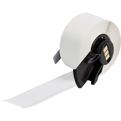 Multi-Purpose Label Tape, Vinyl, White, 1" Width Canadian Safety Group Inc.