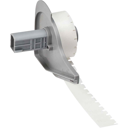 Harsh Environment Multi-Purpose Labels, Polyester, 0.35" L x 0.2" H, Black on Clear Canadian Safety Group Inc.