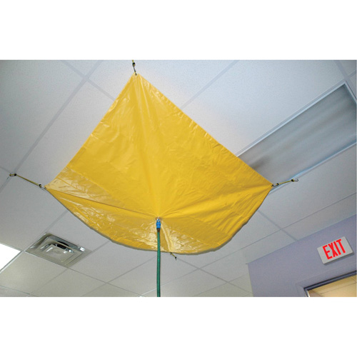 Ultra-Drip Diverter&reg; Roof Drip Diverter, 7' L x 7' W, Vinyl Canadian Safety Group Inc.