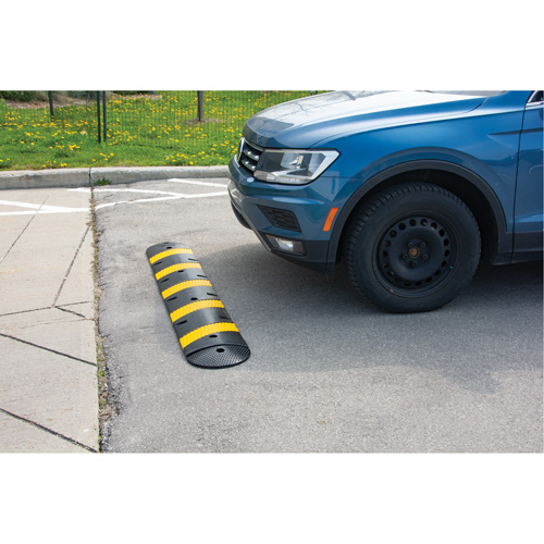 Speed Bump Kit, Rubber, 4' L x 11" W x 2" H Canadian Safety Group Inc.