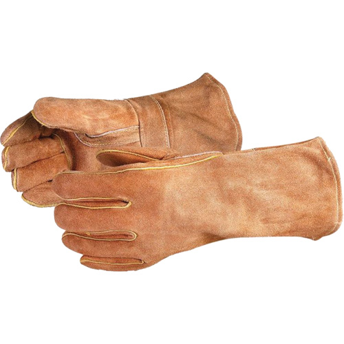 Endura&reg; 505BS Deluxe Brown Welding Gloves, Split Cowhide, Size Large Canadian Safety Group Inc.