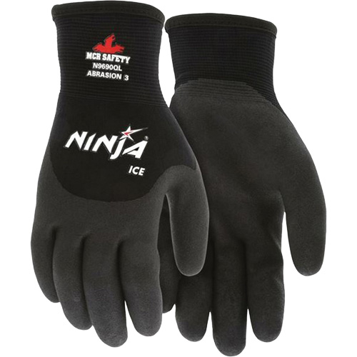 Ninja&reg; Ice Insulated Winter Gloves, Medium, HPT Coating, 15 Gauge, Nylon Shell Canadian Safety Group Inc.