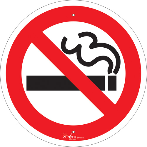 No Smoking CSA Standard Safety Sign, 12" x 12", Aluminum, Pictogram Canadian Safety Group Inc.