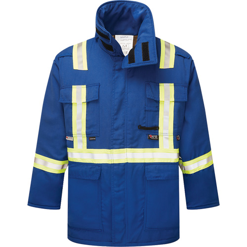Westex&reg; DH Antistatic 6.5 oz. Flame Resistant Insulated Parka, 3X-Large, Royal Blue Canadian Safety Group Inc.