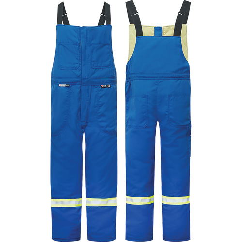 Westex&reg; DH Antistatic 6.5 oz. Flame Resistant Insulated Bib Pants, Small, Royal Blue Canadian Safety Group Inc.