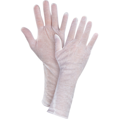 Lightweight Inspection Gloves, Poly/Cotton, Hemmed Cuff, Men's Canadian Safety Group Inc.