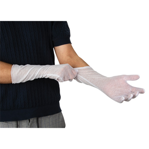 Lightweight Inspection Gloves, Poly/Cotton, Hemmed Cuff, Men's Canadian Safety Group Inc.