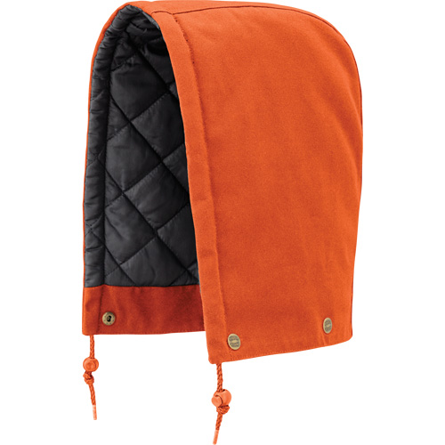 539 Capuchon pour parka, blouson aviateur ou combinaison de s&eacute;curit&eacute; matelass&eacute;e, Orange, Coton Canadian Safety Group Inc.