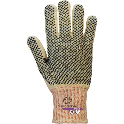 Contender SPGRK2D Cut Resistant Gloves, Size Small, 7 Gauge, PVC Coated, Kevlar&reg;/Engineered Yarn Shell, ASTM ANSI Level A6 Canadian Safety Group Inc.
