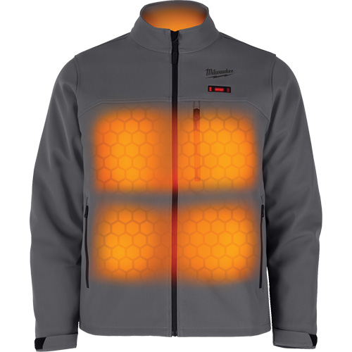 M12 Heated Toughshell Jacket (Jacket Only), Men's, X-Large, Grey Canadian Safety Group Inc.