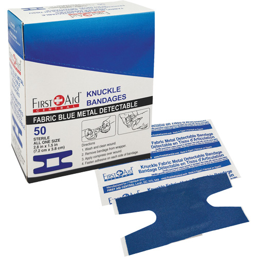Bandages, Jointures, Tissu d&eacute;tectable, Non st&eacute;rile Canadian Safety Group Inc.