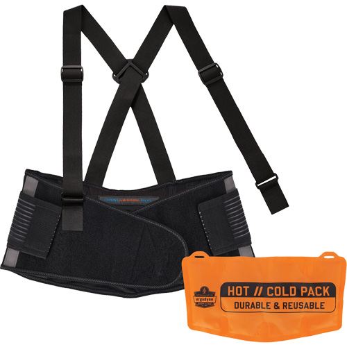 Proflex 1675 Back Support Brace with Cooling/Warming Pack, Spandex, X-Small Canadian Safety Group Inc.