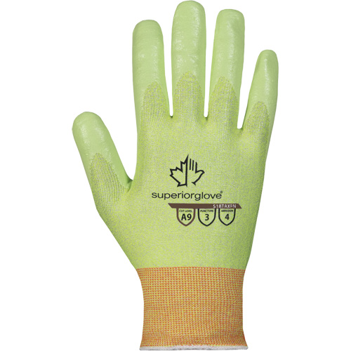 Hi-Viz S18TAXFN Cut-Resistant Gloves, Size 6, 18 Gauge, Foam Nitrile Coated, TenActiv Shell, ASTM ANSI Level A9 Canadian Safety Group Inc.