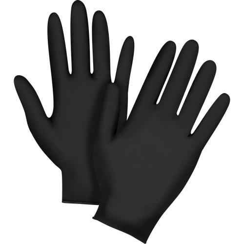 Vending Pack Disposable Gloves, Medium, Nitrile, 5-mil, Powder-Free, Black, Class 2 Canadian Safety Group Inc.