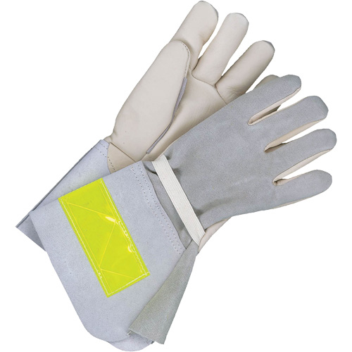Gants de travail doubl&eacute;s avec poignet de 5", Cuir fleur de vache, Taille 10 Canadian Safety Group Inc.