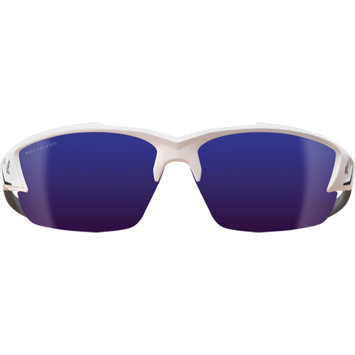 Khor G2 Safety Glasses, Blue Mirror Lens, Anti-Scratch/Polarized, ANSI Z87+/MCEPS GL-PD 10-12/Meets/Exceeds CSA Z94.3 Canadian Safety Group Inc.