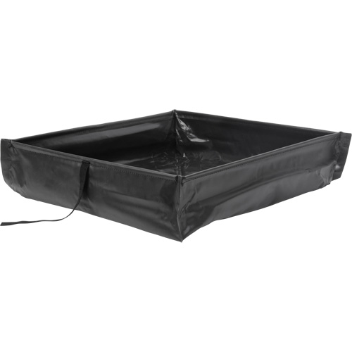 Collapsible Roll-Up Spill Berm, 60 US gal. Capacity, 4' W x 4' L x 6" H Canadian Safety Group Inc.