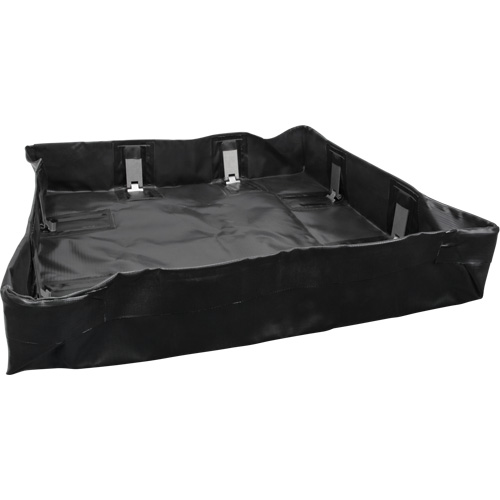 Collapsible Berm, 538.5 US gal. Capacity, 12' W x 12' L x 6" H, Snap-Up Bracket Canadian Safety Group Inc.