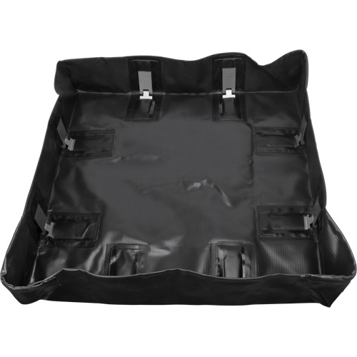 Collapsible Berm, 538.5 US gal. Capacity, 12' W x 12' L x 6" H, Snap-Up Bracket Canadian Safety Group Inc.