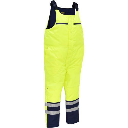 Salopette pour le froid extr&ecirc;me Bisley, Polyester, Petit, Jaune lime haute visibilit&eacute; Canadian Safety Group Inc.