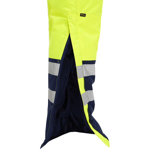 Salopette pour le froid extr&ecirc;me Bisley, Polyester, Petit, Jaune lime haute visibilit&eacute; Canadian Safety Group Inc.