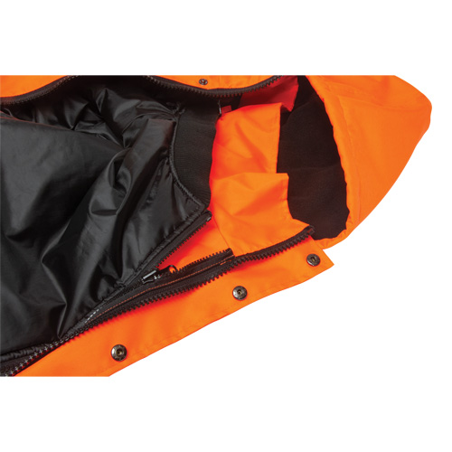 Waterproof 7-in-1 Winter Parka, High Visibility Orange, Large Canadian Safety Group Inc.