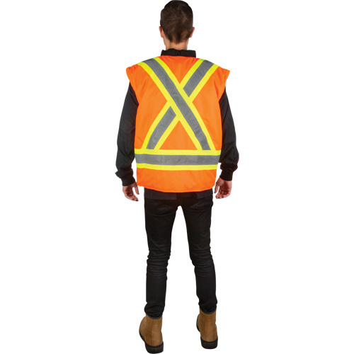 Waterproof 7-in-1 Winter Parka, High Visibility Orange, Large Canadian Safety Group Inc.