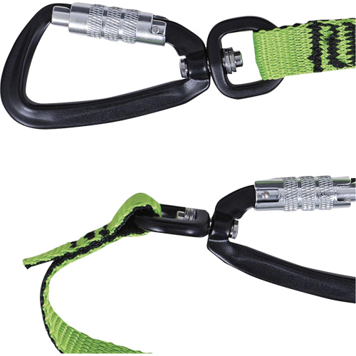 TT-9903-BULK Slim Line Tool Lanyard Box, Bungee, Dual Carabiner Canadian Safety Group Inc.