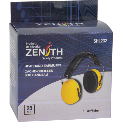 Passive Ear Muffs, Headband, 25 NRR dB Canadian Safety Group Inc.