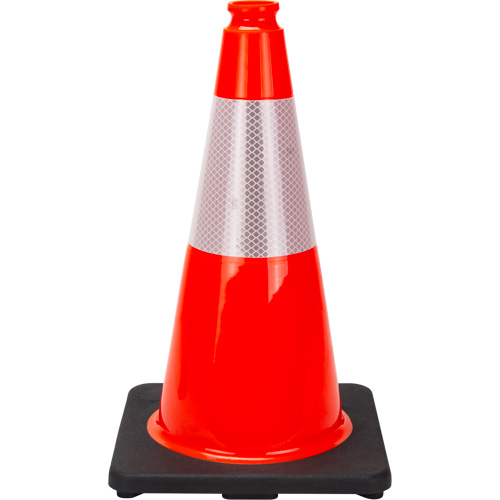 Premium Traffic Cone, 18", Orange, 6" Reflective Collar(s) Canadian Safety Group Inc.