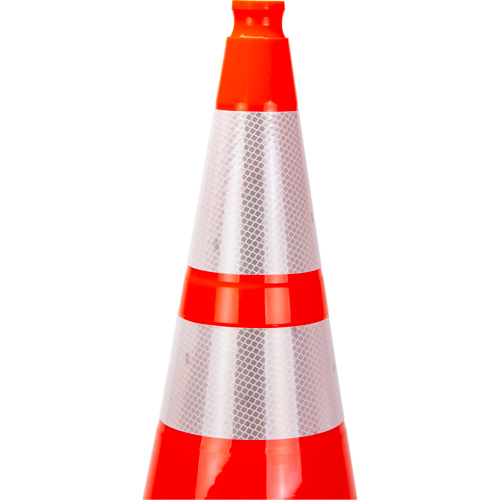 Premium Traffic Cone, 28", Orange, 4" & 6" Reflective Collar(s) Canadian Safety Group Inc.