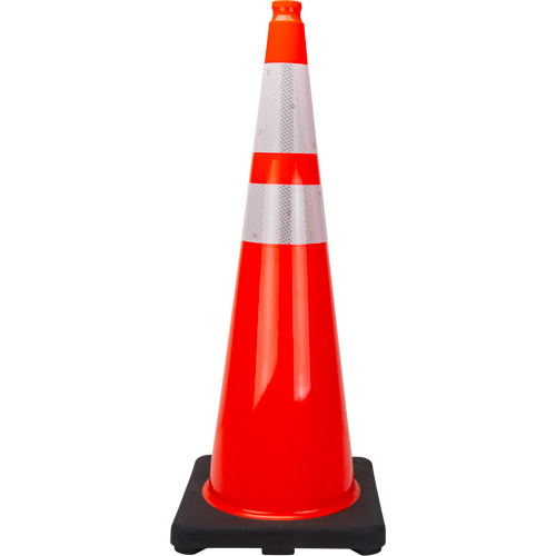 Premium Traffic Cone, 36", Orange, 4" & 6" Reflective Collar(s) Canadian Safety Group Inc.