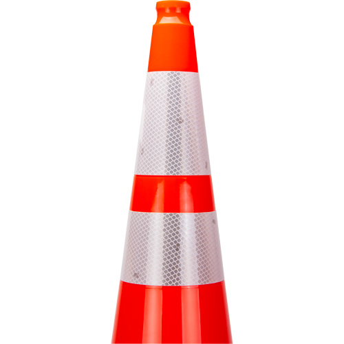 Premium Traffic Cone, 36", Orange, 4" & 6" Reflective Collar(s) Canadian Safety Group Inc.