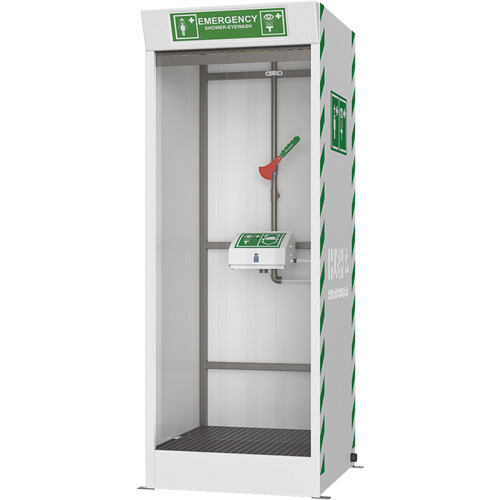 Cabine de douche d'urgence et douche oculaire/faciale couvert Canadian Safety Group Inc.
