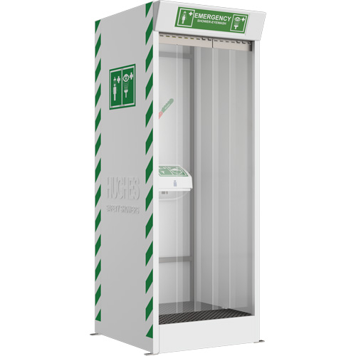 Cabine de douche d'urgence et douche oculaire/faciale couvert Canadian Safety Group Inc.