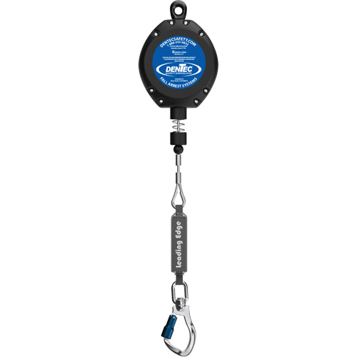 Self-Retracting Lifeline, 30', Galvanized Steel, Swivel Canadian Safety Group Inc.