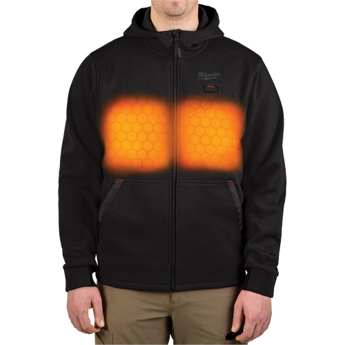 M12 Heated Hoodie (Jacket Only), Men's, X-Large, Black, Poly-Cotton Canadian Safety Group Inc.