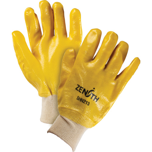Gants &agrave; fini rugueux et r&eacute;sistants aux produits chimiques, Taille 9, 10" lo, PVC, Doublure en Interlock, 47-mil Canadian Safety Group Inc.