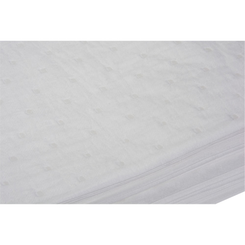 Bonded Sorbent Pads, Oil Only, 15" x 19", 14 gal. Absorbancy Canadian Safety Group Inc.