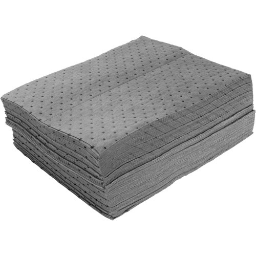 Bonded Sorbent Pads, Universal, 15" x 19", 12 gal. Absorbancy Canadian Safety Group Inc.