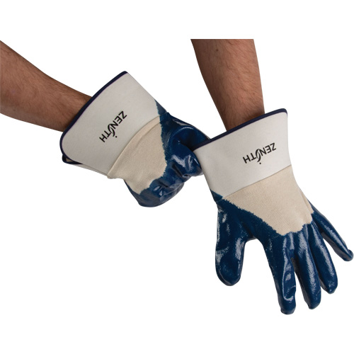 Heavyweight Safety Cuff Gloves, 11/2X-Large, Nitrile Coating, Cotton Shell Canadian Safety Group Inc.