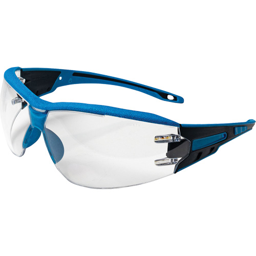 Lunettes de s&eacute;curit&eacute; sans monture Captain d&eacute;tectables par d&eacute;tecteur de m&eacute;taux, Lentille Transparent, Antibu&eacute;e/Anti-&eacute;gratignures, ANSI Z87+/R&eacute;pond ou surpasse la norme CSA Z94.3 Canadian Safety Group Inc.