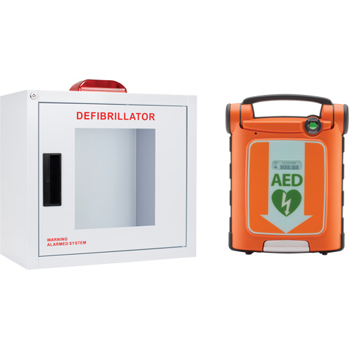 Trousse DEA Powerheart G5 avec armoire, Semi-automatique, Bilingue, Classe 3 Canadian Safety Group Inc.