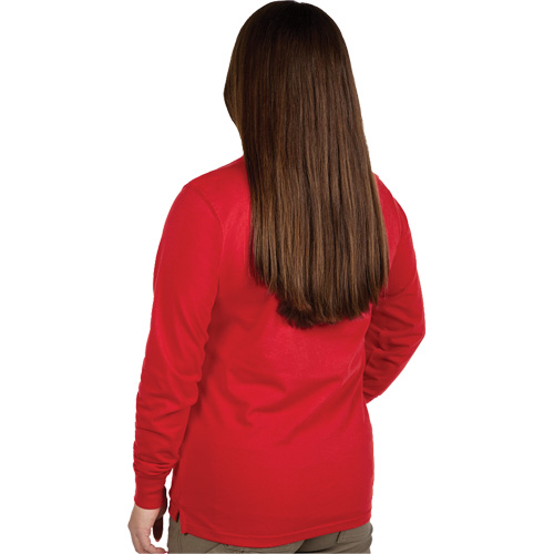 T-shirt &agrave; manches longues avec logo GRIDIRON, Femmes, T-petit, Rouge Canadian Safety Group Inc.