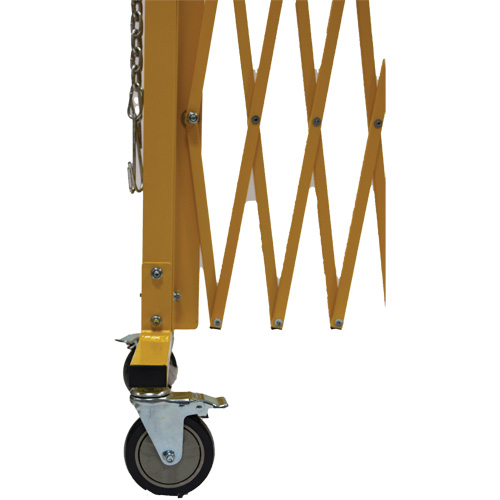 Barri&egrave;re extensible, 84" h x 20' lo, Jaune Canadian Safety Group Inc.