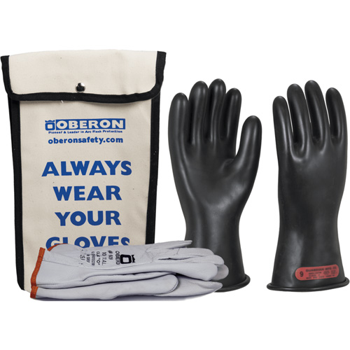 Ensemble de gants en caoutchouc pour l'&eacute;lectricit&eacute; de classe 0, 8, 11" lo, 20 cal/cm², NFPA 70E Canadian Safety Group Inc.